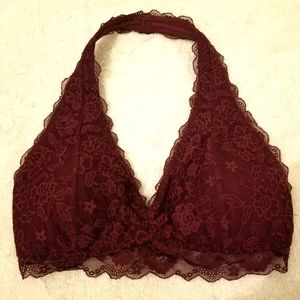 Hollister Gilly Hicks Lace Halter Bralette